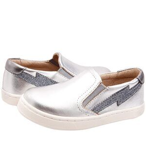 Old Soles Boys Bolty Hoff Sneakers Silver 6 Toddler